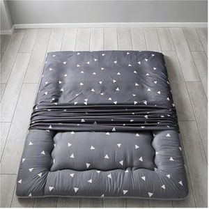 Mattress Topper Queen, Dikke Tatami-matras, studentenslaapzaalmatras, slaapmat met enkele en dubbele vloer, opvouwbare matras met verwijderbare matras (Color : Style14, Size : 200 * 220CM_10CM)