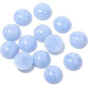 4-25mm Amethist Natuursteen Kralen Cabochon Ronde Onyx Cabochons Losse Kralen DIY Ring Oorbel Armband Sieraden Maken Bevindingen-Paarse agaat 9361-14,0mm x 10 stuks