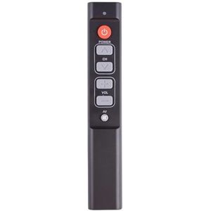 1 st Smart Leren Afstandsbediening Voor TV STB DVD DVB Doos HIFI Universele Controller Met 6 Grote Knoppen Gemakkelijk Gebruik Voor Oudere (TM-6SB)