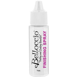 Belloccio Airbrush Make-up Afwerkingsspray & Setting Mist, 1 oz. Fles - Langdurig, voorkomt vervagen en vervagen, Set voor Cosmetische Foundation, Concealers en Blushes