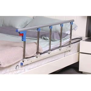 JAVPTAV Bed Side leuning barrière bed reling vouwbed vangrail zijbeschermer voor ouderen leuning hulp bij het in en uit bed komen thuis veiligheid ondersteunende rails (kleur: A)