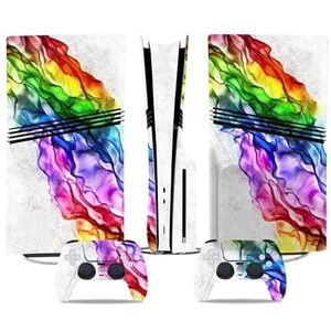 Anti Kras Voor PS5 PRO Skin Digital Edition Console En Controller Vinyl Cover Skins Wraps Krasbestendig, Compatibel Met Voor PS5 Digital Edition Pro 44674 Geen Schuimvorming