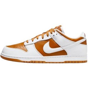 Nike Heren Dunk Low QsRunning, DONKERE CURRY/WIT, 7.5 UK (8.5 US)
