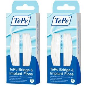 Tepe TePe Bridge and Implant Floss - 2 stuks (60 stuks)