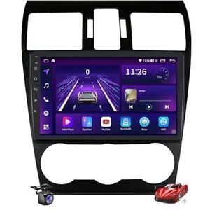 Android 15.0 Radio 2 Din Auto Stereo met 4G 5G WiFi DSP SWC Carplay voor Forester MK4/Impreza/XV Crosstrek 2012-2015 GPS Navigatie 9'' MP5 Multimedia Video Player FM BT Ontvanger,M150s~2/64gb