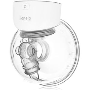 LIONELO Fidi Free Simple Elektrische moedermelkpomp, 180 ml, draagbare 2-fasen-borstkolf, handsfree, energiebesparende massage 9 standen, 3 maten siliconen trechter, timer