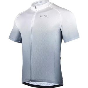 ROTTO Wielershirt Heren Fietsshirt Korte Mouw fietskleding Kleurverloop Serie