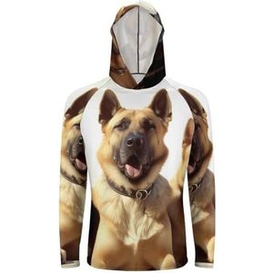 Zonwering Shirt Lange Mouw Hoodie Honden Lichtgewicht Rash Guard Sneldrogend Zonneshirt voor Buiten, Honden, XXXL