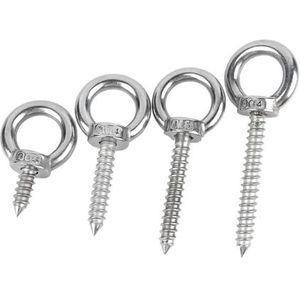 Ooghaakbout, Zelftappende schroef M4 tot M12, verpakking van 1-3(M8x80mm-1pcs)