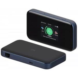 ZTE - MU5002 - Router - Zwart - Mobiele 5G Wi-Fi-router met Wi-Fi 6