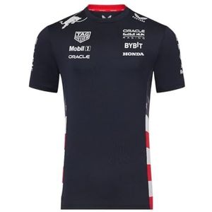 Red Bull Racing F1 2024 Special Edition America Race Team T-shirt voor heren, Nachthemel, XL