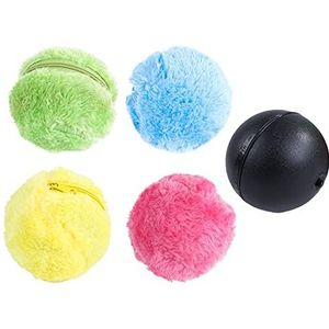 Hondenspeelgoed 5 stks/set Magic Roller Ball Activation Automatische Bal Hond Kat Interactieve Grappige Chew Pluche Elektrische Rolling Ball Hond Kat Speelgoed (Kleur: 5 stks willekeurige kleur)