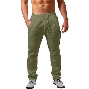 ARtray Hip Hop Broek Mannen Casual Strandbroek Comfortabele Fit Heren Baggy Joggingbroek Lounge Broek Heren Ademend en Licht Training Broek Trekkoord Broek Slim Fit Vakantie Essentials, Groen, 3XL