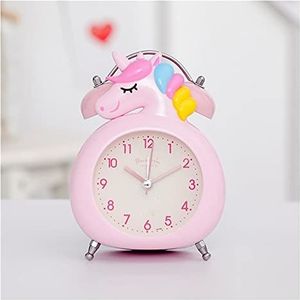 Wekker,aboveClock Wekker Nachtkastje,Wekker,Nachtwekker,Meisje Wekker Kinderen Speciale Creatieve Student Slaapkamer Nachtkastje Dempen Leuke Vrouwelijke Wekker Lichtgevende Klok Superstille Klok (Kle