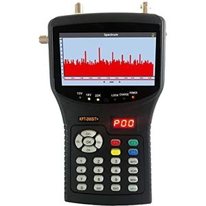 Satellietzoeker, digitale satellietsignaalzoeker, KPT-266ST+ plus AHD DVB-S2 T2 -C Satellietzoeker Meter HD Satelliet TV-ontvanger Spectrumanalyse KPT-717ST voor het aanpassen van satelliet-tv-dis(KPT