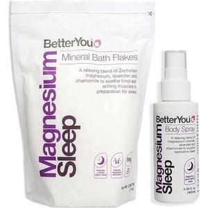 The Wellness Collection - Magnesium Sleep van BetterYou voor Unisex - 2 st 3.3 oz Body Spray, 35oz badzout