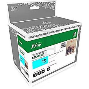 Astar AS20106 geschikt voor Lexmark CS510 toner cyaan compatibel met 70C2XC0 702XC 4000 pagina's