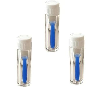 ZhangyiHot 3 stuks zachte siliconen contactlens insertie tool gemakkelijk plunjer remover zachte en harde lenzen multifunctionele draagbare gereedschap benodigdheden contactlens applicator contactlens