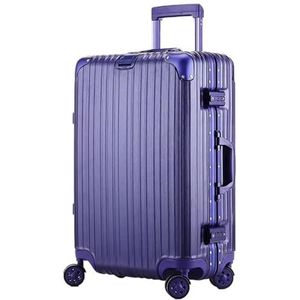 Reiskoffer Bagage Koffer Koffers Met Wielen Grote Capaciteit Harde Rand Bagagebeveiliging Combinatieslot Handbagage (Color : E, Size : 26in)