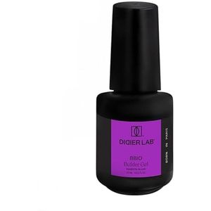 DIDIER LAB BBIO Builder Gel in a Bottle - Magenta Glass - Schone formule vrij van HEMA en TPO - Zelfnivellerende opbouwgel voor gelnagels - LED UV-gel ter versterking van nagels - 15ml