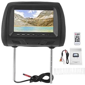 Auto hoofdsteun dvd-speler, 7in 1080P HD auto hoofdsteun videospeler met hoofdsteun montage & Bluetooth, multifunctionele auto hoofdsteun monitor voor kinderen, video, games