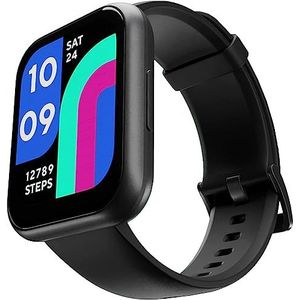 WYZE Smart Watch, 1,75 inch (47 mm) aluminium smartwatch voor Android-telefoons en iOS-telefoons, IP68 waterdichte fitnesstracker met hartslag/bloedzuurstof/slaap/menstruatiemonitor, digitaal horloge