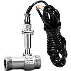 Stroommeter, Turbine Flowmeter Sensor Water Vloeistof Pulssignaal SS304 Diesel Benzine Melk Alcohol Methanol Zuiver(DN50)