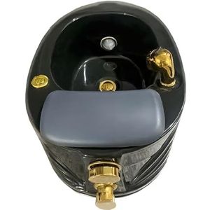 Verwarmd voetenbad met bubbelstraalmassage, professioneel pedicurebad met LED-indicator en draagbaar ontwerp, diepe ontspanningsvoetbad voor persoonlijke verzorging en stressverlichting Onyx