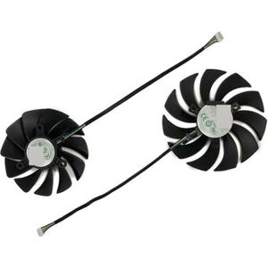 2 stuks/set, GAA8S2U GA92S2U, ZT-A30700E-10P GPU-koelerventilator, voor ZOTAC voor GAMING voor RTX 3070 voor Twin voor Edge voor voor 3060Ti AMP Wit