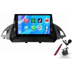 Android 14 Autoradio Navi voor F-ord Escape (2013-2017) 9 Inch Touchscreen Multimedia Speler met Draadloze Carplay GPS Navigatie FM RDS Bluetooth 5G-WiFi SWC DSP,M700s