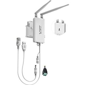 VONETS 2,4GHz WiFi brug Ethernet draadloze Repeater/Mini Router/WiFi Hotspot Signaal RJ45 Adapter, DC/USB-voeding voor IP-Camera, Industriële PLC, AGV, Medische Netwerkapparatuur VAP11S
