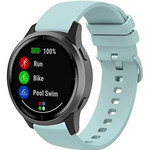 Axcellent Siliconen armband voor Amazfit Bip/GTS/GTS2/GTS 3/GTS 2e/GTS 2 Mini, Mou Sport 20 mm Quick Release waterdichte reservearmband voor Galaxy Active2 / Galaxy 3 41 mm