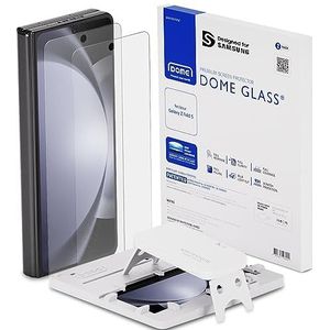 DOME GLASS Whitestone Screen Protector voor Galaxy Z Fold 5 2023, volledig gehard glazen schild met vloeibare dispersietechnologie met UV-lamp - twee stuks