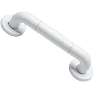 Badkamer Grab Bar Antislip Douche Grab Bar, Bars Badkamer Ondersteuning Handvat Bar Grip, Roestvrij Staal voor Ouderen Zwanger, Wit, 30cm