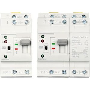 YCQR-63 2P 4P Din-rail ATS Dual Power Transfer Switch Elektrische keuzeschakelaar Ononderbroken stroomvoorziening 63A (2P)