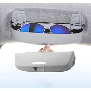 Voor BMW X3 F25/ G01 2011-2024 Auto Zonnebrilhouder Brillenkoker, ABS Autobrillendozen Brilhouder Opbergen Multifunctioneel Organizer Interieuraccessoires,B/Grey