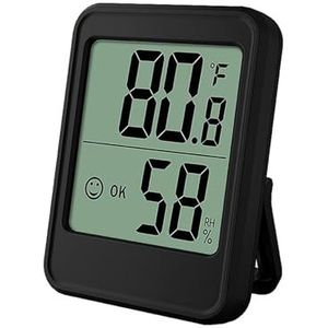 LCD Digitale Thermometer Hygrometer Binnenkamer Elektronische Temperatuur-vochtigheidsmeter Sensormeter Weerstation For Thuis(M40-Black)