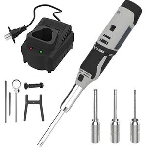 0,5-250 ml hoge snelheid dispergerende homogenisator, met 6 mm, 8 mm, 10 mm werkkoppen en H-vormige standaard, traploze snelheidsregeling en 6 snelheden verstelbaar, for voedsel, medicijnen(Charge)