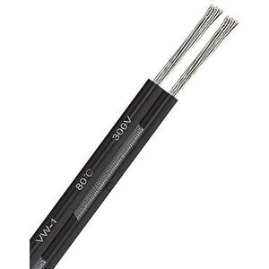 Flexibele kabel 2-pins 3528 2835 LED-stripverlichting driver elektrische draad, 2-pins elektrische kabel, 22AWG vertinde koperdraden verlengconnector (kleur: 2-pins rood zwart, maat: 5 m)(2pin Black W