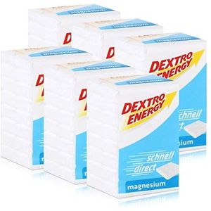 Dextro Energy Druivensuiker, magnesium, 46 g, verpakking van 6 stuks