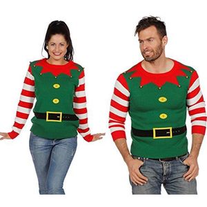 Ugly Christmas Sweater Christmas Elf Christmas jumper groen S