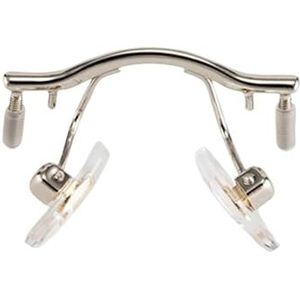Randloze bril Neussteun Neusbrug Frame, 1 Stuk Bril Reparatie Accessoires(Silver)
