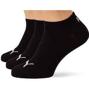 PUMA Unisex Sneakers Sokken Sportsokken 6 Pack (39-42, zwart/zwart)