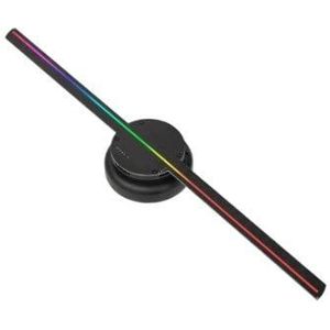 3D hologram ventilator, 3D Hologram Fan 3D Reclame Projector Wifi Led Teken Holografische Lamp Remote Reclame Display Ondersteuning Afbeeldingen En Video:(T40 Standard)