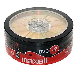 Maxell 25 STK DVD-R 4,7 GB 16x in Shrink