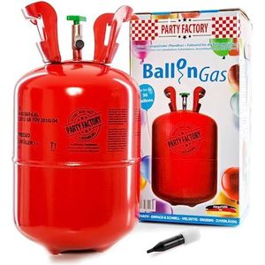 Party Factory Ballongas helium voor 30 ballonnen helium gas gasfles