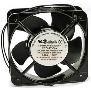 Axial Fan FP-108EX-S1-B 220V 38W 0.22A Dual Bearing Cooling Fan square industiral fan 150 * 150 * 50mm