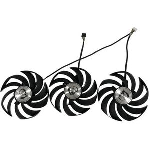 PLD09210B12HH PLD09210S12HH, VGA-koeler voor videokaartventilator voor MSI voor GeForce RTX 3070 voor GAMING X TRIO SUPRIM-X 8G grafische kaarten Koeling(Triple Fan)