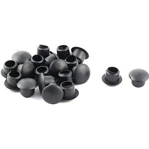 XYWHPGV Rubber Huismeubilair Ronde Caps Cover Inbouwgat Stopper 11mm Diameter 10mm Hoogte 20 Stuks Zwart(68e67 0148f c2c48 1146f c64a4 f5bcc