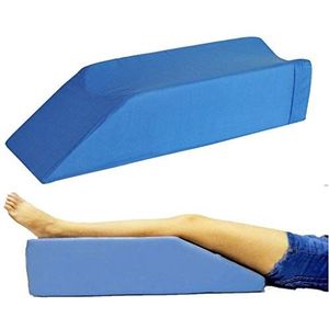 Hoge-Dichtheid Foam Been Raiser Kussen, Comfort - Been,knie,enkel ondersteuning en verhoging Kussen | Chirurgie | Verwonding | Rust | 2PCS Blauw